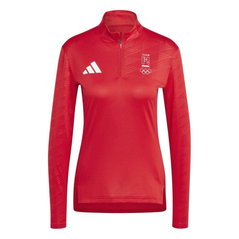 Adidas Womens/Ladies Olympic Poland Top / Better Scarlet
